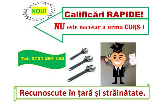 Curs rapid instalator instalatii tehnico sanitare