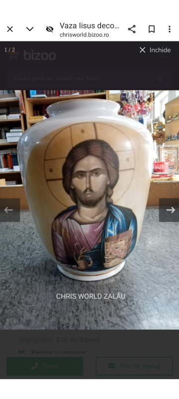 Vaza ani Iisus decor religios Zalau de la Chris World Srl
