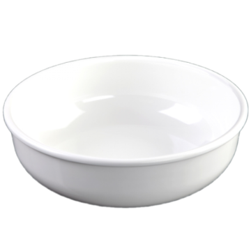 Bol rotund melamina Raki, D32xh10,2cm, 5600ml, alb de la Kalina Textile SRL