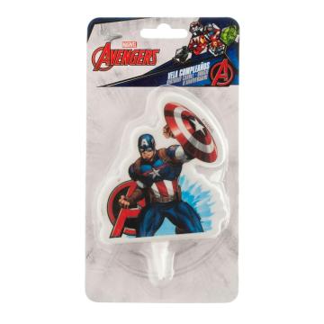 Lumanare aniversara Capitan America - deKora