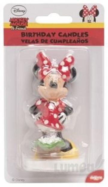 Lumanare aniversare Minnie, 3D - deKora