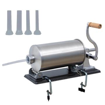 Aparat de umplut carnati orizontal din inox alimentar, 3 Kg