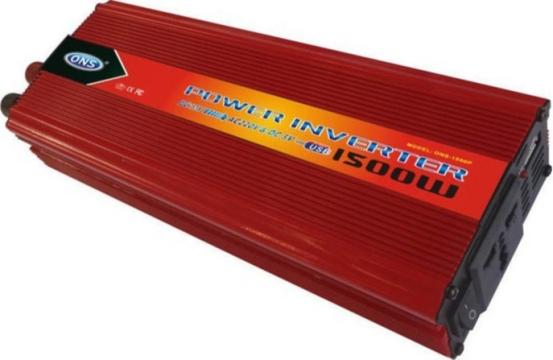 Invertor tensiune auto 1500W de la 12V ~ 220V ONS, cu priza de la Startreduceri Exclusive Online Srl - Magazin Online Pentru C