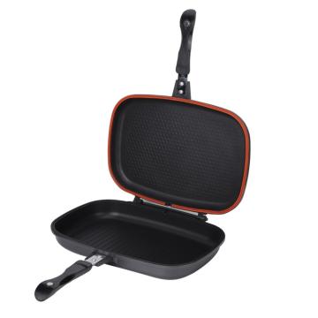 Tigaie dubla antiaderenta grill si clasica Original