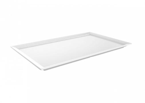 Platou GN 1/1 din melamina alba, 53x32.5x2.7 cm