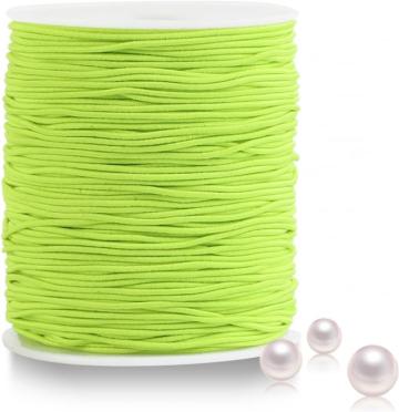 Snur elastic de 1 mm, galben, pentru bratari, 100m de la Molifag Srl