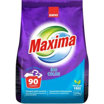 Detergent pudra Sano Maxima Bio Color, 3.25 kg