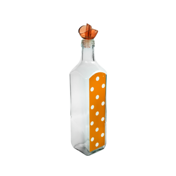 Sticla ulei masline M-151250 750ml orange cu buline de la Kalina Textile SRL