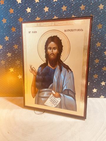 Icoana Sfantul Ioan Botezatorul 15.5cm de la Candela Criscom Srl.