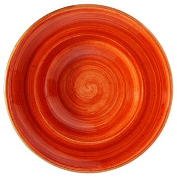 Farfurie Gourmet din portelan Bonna Terracota 27cm adanca