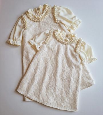 Rochita de botez Clara 3-6 luni de la Julies Boutique Srl