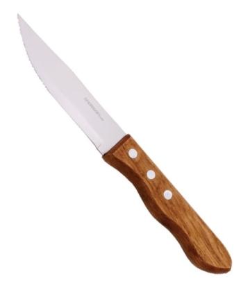 Cutit friptura steac 12cm Simonaggio Churrasco cu maner lemn de la Kalina Textile SRL