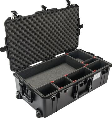 Troler si valiza de protectie Peli 1615 Air Case negru