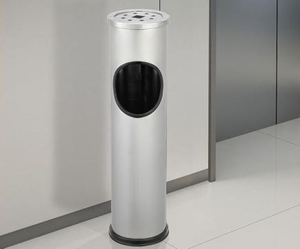 Scrumiera si cos gunoi din inox, 56.5 cm, interior-exterior de la Ad Horeca Concept Srl