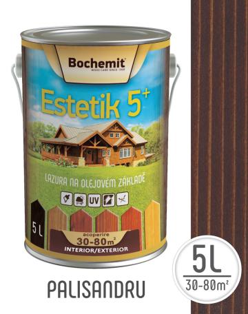 Lazura lemn Bochemit Estetik Clasic 5L, palisandru de la Deposib Expert Srl