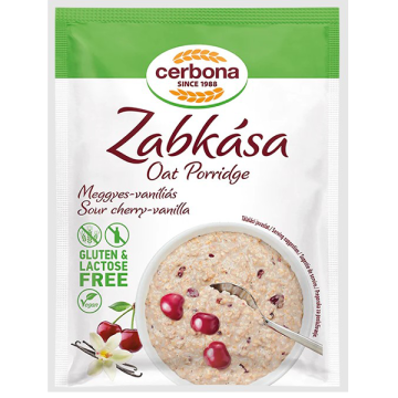 Terci de ovaz fara gluten cu visine si vanilie 50g
