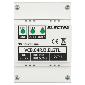 Doza derivatie video 4 iesiri, conectori RJ45, G3 - Electra de la Big IT Solutions