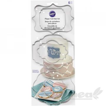 Set decupatoare forma tablite, 6 buc. - Wilton