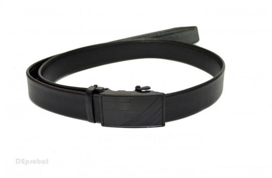 Curea piele eleganta neagra cu catarama automata marime 90