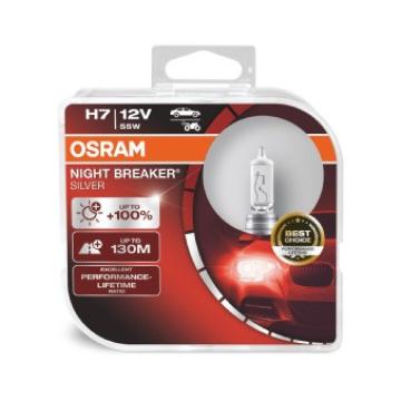 Set 2 becuri 12V H7 55 W Night Breaker Silver +100% osram de la Auto Care Store Srl