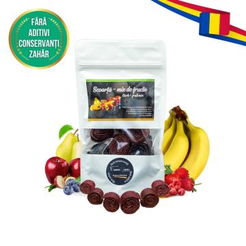 Mix din fructe, prune cu menta Scoarta
