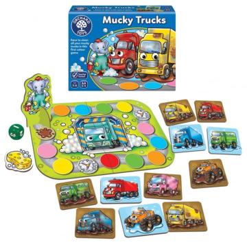 Joc de societate camioane noroioase Mucky Trucks de la Montana Imobiliare Srl