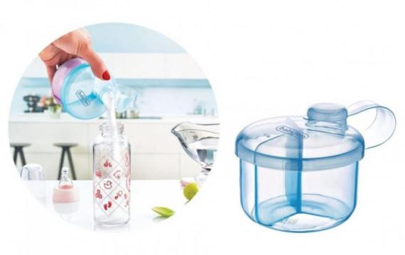 Recipient pentru lapte praf cu 3 compartimente BabyJem de la Montana Imobiliare Srl