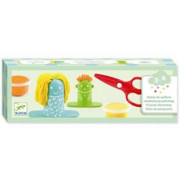 Jucarie atelier cu plastilina Djeco, la coafor