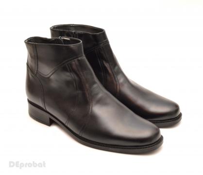 Ghete barbati piele naturala negre casual-elegante de la Deprobat.ro