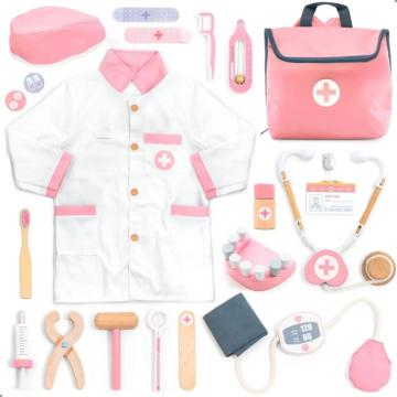 Joc de rol trusa completa de doctor, roz, UMU Toys de la Montana Imobiliare Srl