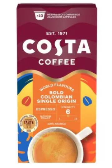 Capsule Nespresso Costa Espresso The Colombian Roast - 10buc