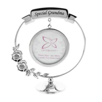 Ornament rama foto cu cristal Swarovski Special Grandma de la Krbaby.ro - Cadouri Bebelusi