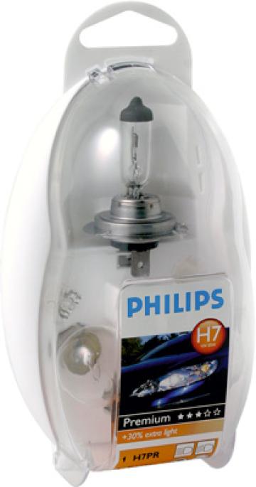 Set becuri auto de rezerva H7 Philips Easykit 12V