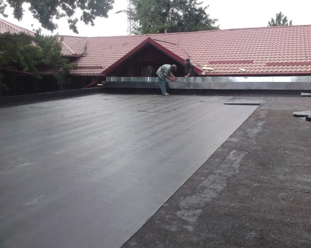 Termo si hidroizolatie terase necirculabile PVC-EPDM