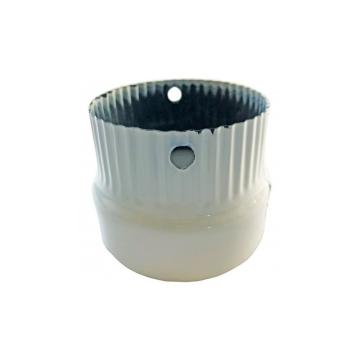 Reductie emailata alb 130 mm - 120 mm