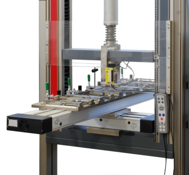 Sistem automat de stantat probe cu masa X-Y