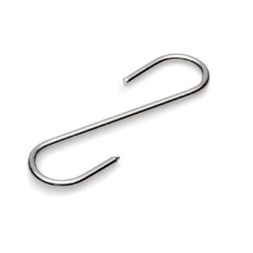 Set 12 carlige inox carne 10 cm - grosime 4 mm, profesionale de la Ad Horeca Concept Srl