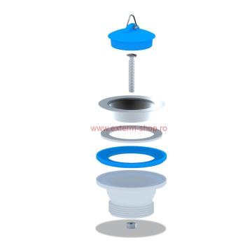 Ventil cu grila inox si dop 1 1/2 (B112)