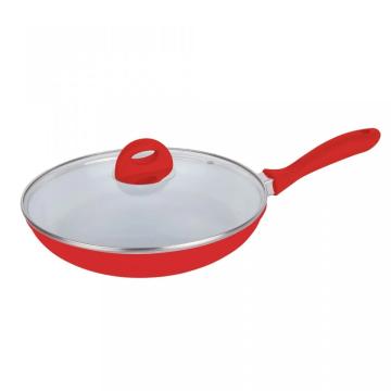 Tigaie din aluminiu Dekassa cu interior ceramic si capac
