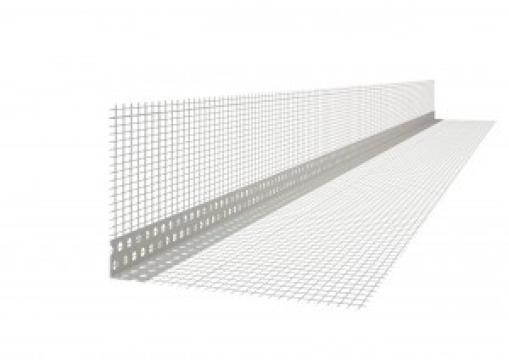 Coltar PVC cu plasa fibra de sticla, 10 x 15 cm, 2.5 metri