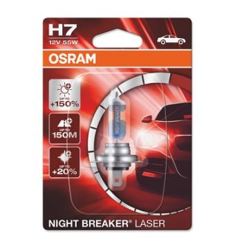Bec 12v H7 55 W Night Breaker Laser Nextgen +150% blister