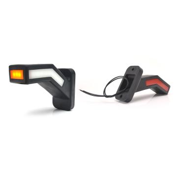 Lampa gabarit led cu brat 1167P W168.2, 12V-24V, pozitie alb de la Auto Care Store Srl