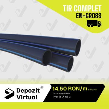 Teava irigatii tub D125 PE100 PN6 SDR26 Ecosami