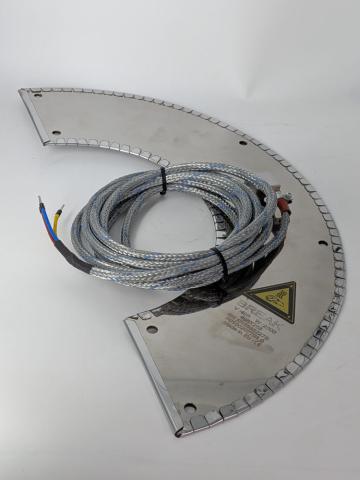 Rezistenta electrica placa semiluna 708x258 400V 5000W 3m de la Caldor Heat &Engineering Srl