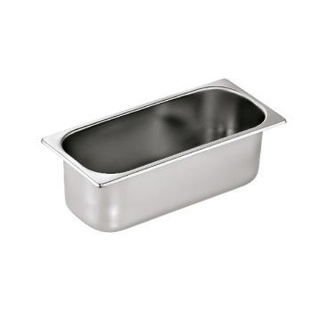 Vascheta inox inghetata 36x16.5x12 cm - profesionala