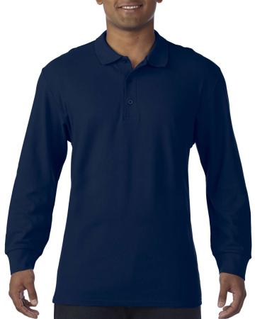 Tricou polo maneca lunga bleumarin de la Stefan Design Serv Srl