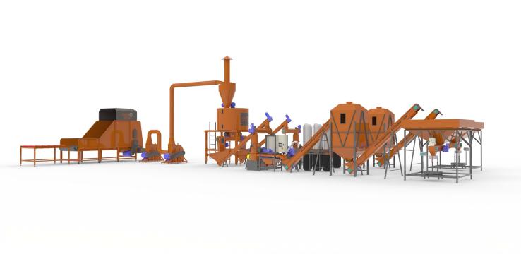 Linie Productie Peleti 1000 - 1600 Kg/Ora matrita plana de la Agro Bio Brichet Energy Solutions Srl