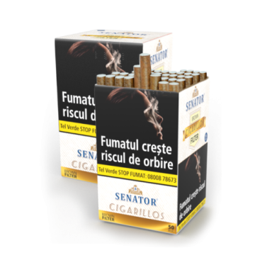 Tigari de foi - Senator Filter Cigarillos Brown (50)