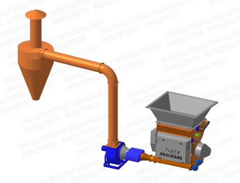 Tocator paleti - butuci de lemn Tiger-Hasokawa de la Agro Bio Brichet Energy Solutions Srl