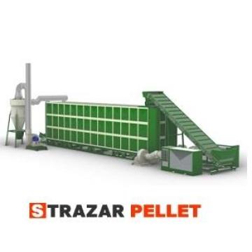 Uscator cu banda biomasa SPP12M